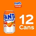 thumbnail image 3 of Fanta Zero Sugar Orange Soda Pop Fridge Pack Cans, 12 fl oz, 12 pack, 3 of 6