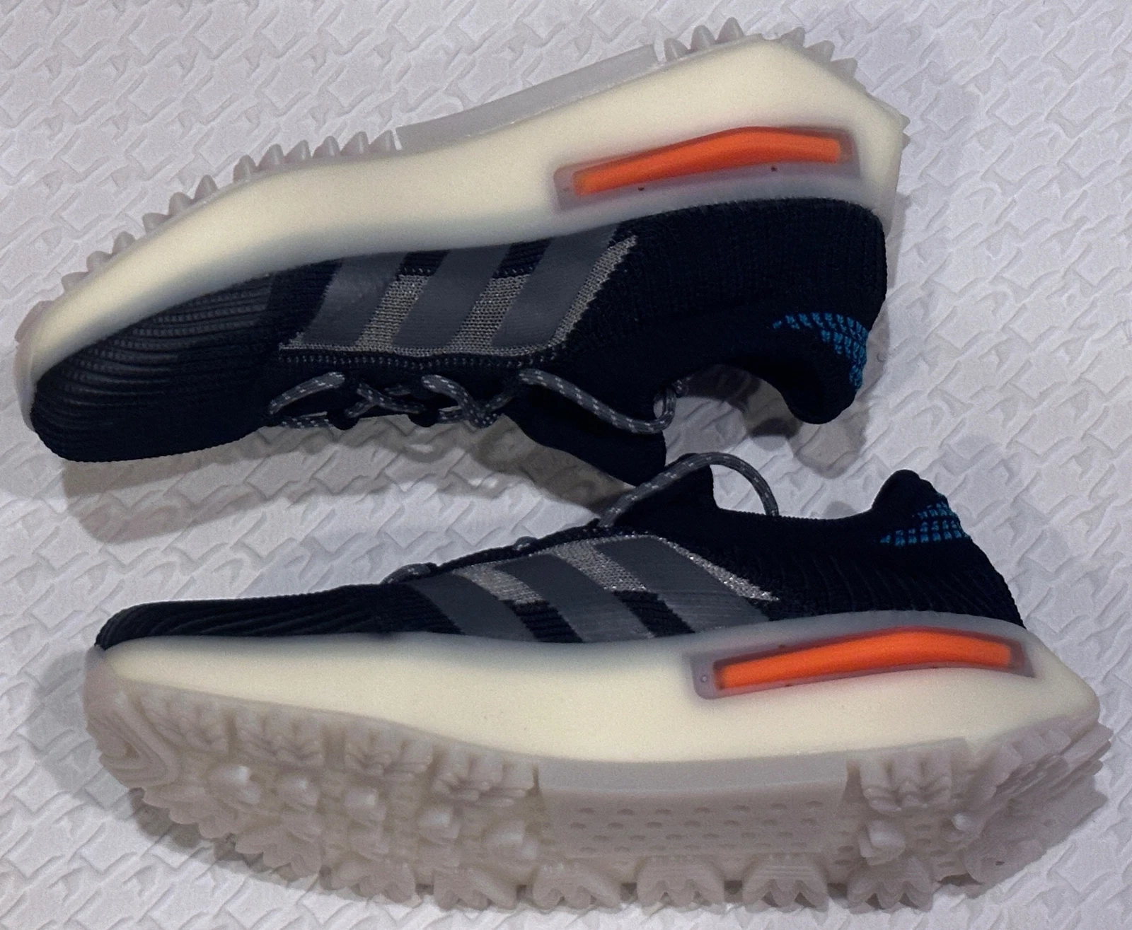 ADIDAS Neighborhood NMD S1 Knit Black Teal Orange Running Training Shoes  Mens 8 - Walmart.ca