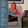 thumbnail image 6 of LifePro Red Light Therapy Panel – 660nm & 850nm Near Infrared Full Body LED Light Therapy for Daily Wellness – Includes Hanging Kit & Eyewear - Black, 6 of 11