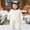 Beige, variant on Baby Fleece Lined Snowsuit, Hooded Footed Padded Infant Coverall, Warm Newborn Winter Pram Jumpsuit with Bear Ears for Boys Girls Stroller Walks