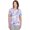 LILAC MULTI, variant on Alfred Dunner Womens Petite Brushstroke Stained Glass Tee