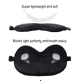 thumbnail image 6 of Sleep Mask, 4 Pack Real Natural Pure Silk Eye Mask with Adjustable Strap for Sleeping, Eye Sleep Shade Cover, Blocks Light Reduces Puffy Eyes Gifts, 6 of 8