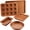 5-Piece, variant on Kitchenware Nonstick Bakeware Set Includes Cookie Sheet, Loaf, Muffin Cake Pans, 5-Piece, Copper