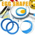 thumbnail image 1 of Dvkptbk Siliconec Orange Round Rings Pancake Ring Handles Nonstick Frieds Frying Home & Garden, 1 of 2