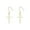 B-18K GOLD, variant on 925 Sterling Silver Cross Dangle Earrings for Women Teens Cross Drop Earrings Dangle