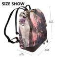 thumbnail image 2 of Cauagu Stylish Kangaroo In Suit Print Women's PU Leather Backpack,Fashion Multipurpose Design Handbag Stylish Purse Ladies Shoulder Bags Travel Backpack, 2 of 4