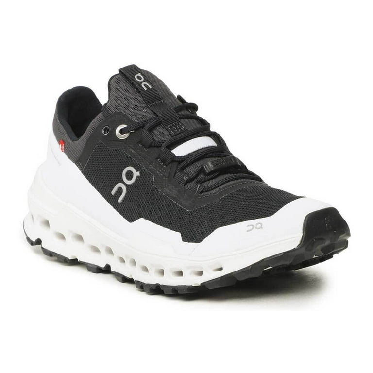 On Running Women's Cloudultra Sports Sneakers, Black/White