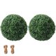 thumbnail image 1 of 2 bolas artificiales de boj para decoración de patio, balcón, jardín, boda y hogar., 1 of 8