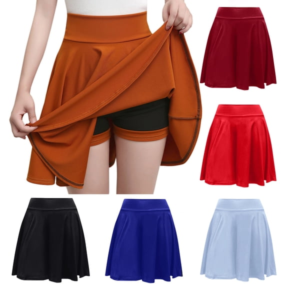 Zekutng Skirts for Women High Waist Solid Hip Slim Short Skirt,Sizes S-4XL