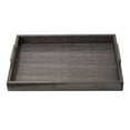 thumbnail image 3 of A&B Home Snake Print Rectangular Nesting Trays with Metal Handles - Set of 3 - Gray, Silver Finish, 3 of 5