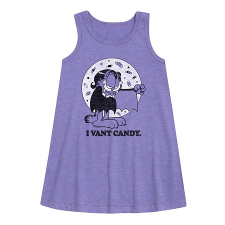 

Garfield - I Vant Candy - Toddler and Youth Girls A-line Dress