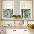 thumbnail image 2 of Retro Window Valance Strawberries Fruit Valance Farmhouse Vintage Flower Thermal Insulated Window Curtain Valance Rod Pocket 54''''x18''''+27''''x24''''x2（3 Piece）, Style-4, 2 of 3