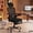 Starry Black, variant on Pinmoco Ergonomic Office Chair with Footrest, High Back Mesh Desk Chair with Flip-up Arms and Lumbar Support, Black Mesh