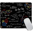 thumbnail image 1 of Math Print Mousepad Cute Desk Decor Black Mousepad Office Decor Ideal for Math Enthusiasts NonSlip Rubber Base Add a Fun Educational Touch to Your Desk, 1 of 1