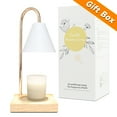 thumbnail image 5 of Hyindoor Candle Warmer Lamp Wax Melt Warmer for Scented Wax with 2 GU10 Bulbs, Birthday Gifts for Women, Mom Gifts Idea  (White), 5 of 9