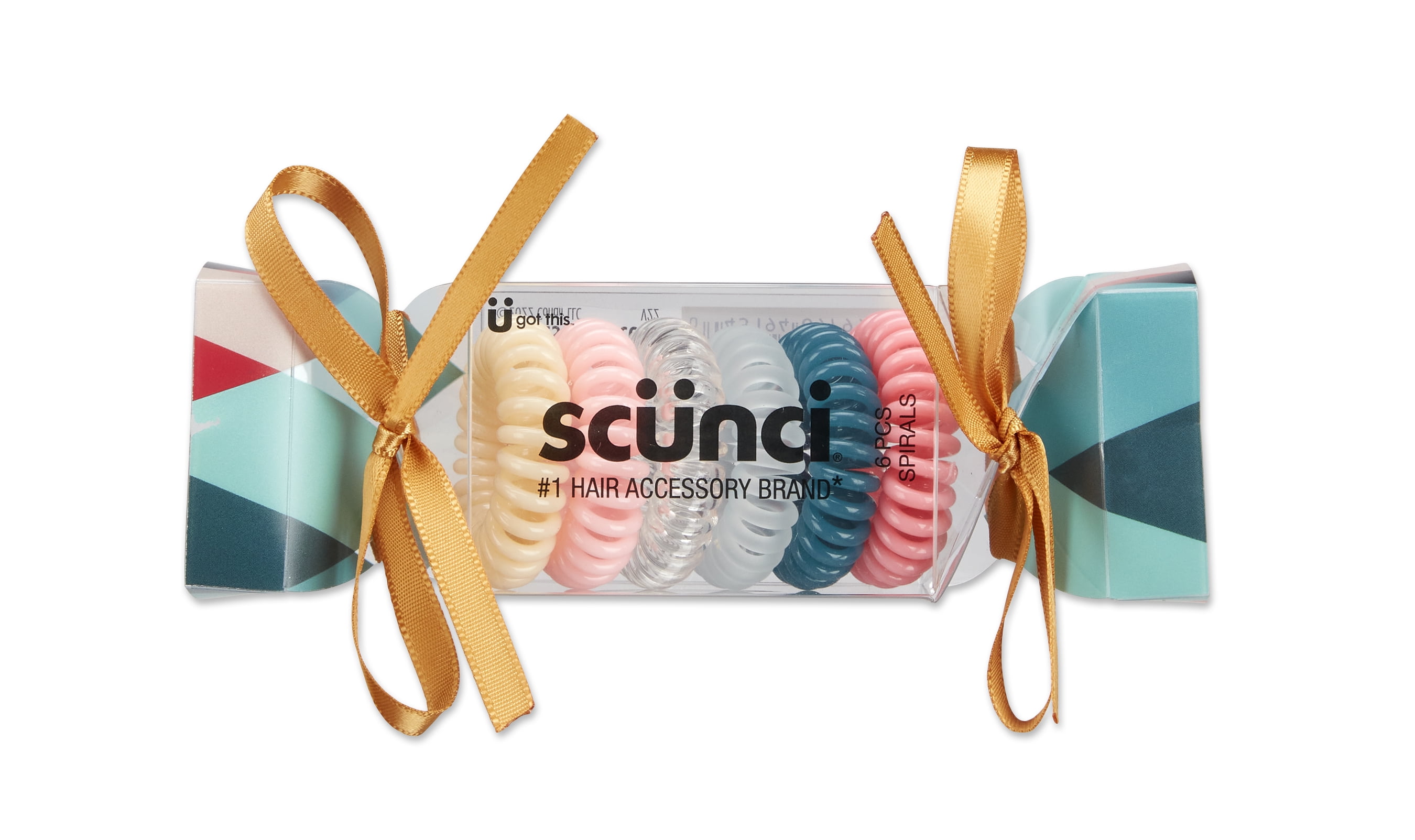 (5 pack) SCUNCI 6-PK BOLD SPIRALS CRACKER