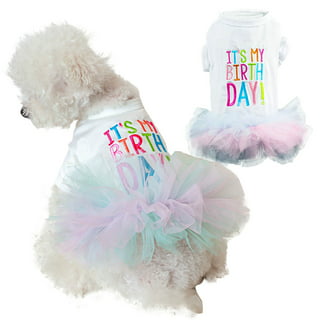 Puppy Face Dog Dress Summer Pet Tutu for Small or Medium Dogs Puppy Cl –  KOL PET