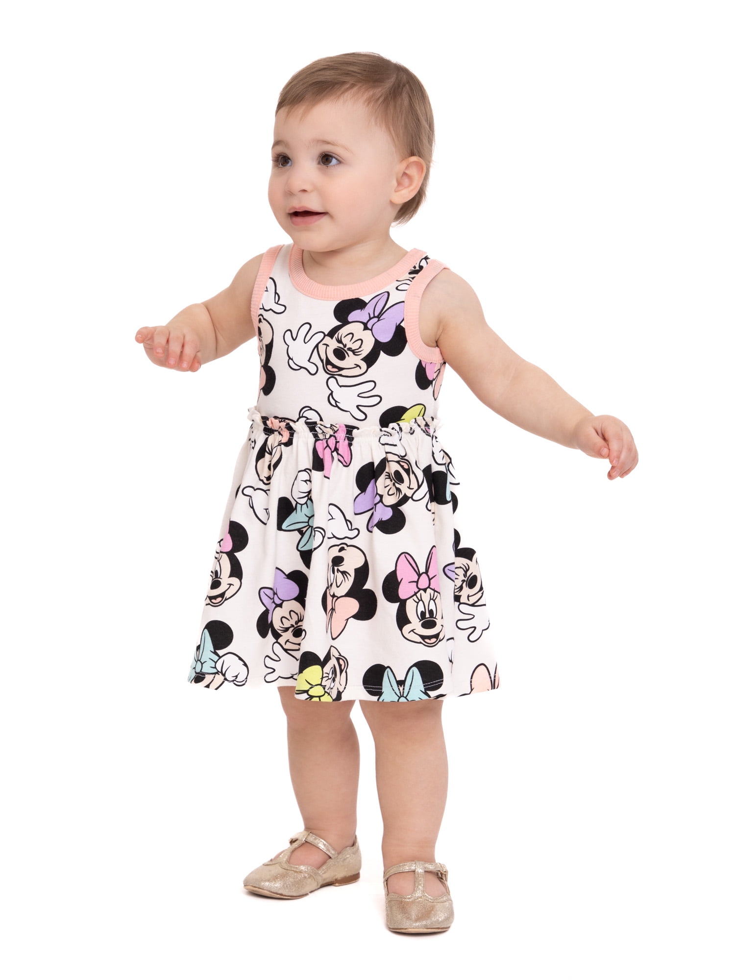 Minnie Mouse Toddler Girls Tank Dress, Sizes 12M-5T