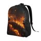 thumbnail image 2 of Fotbe Cool Fire Man Mochila de Viaje para Laptop, Mochila Ejecutiva Delgada y Resistente 15.6", 2 of 8