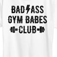 thumbnail image 3 of Instant Message - Badass Gym Babes Club - Women's Short Sleeve Graphic T-Shirt, 3 of 6