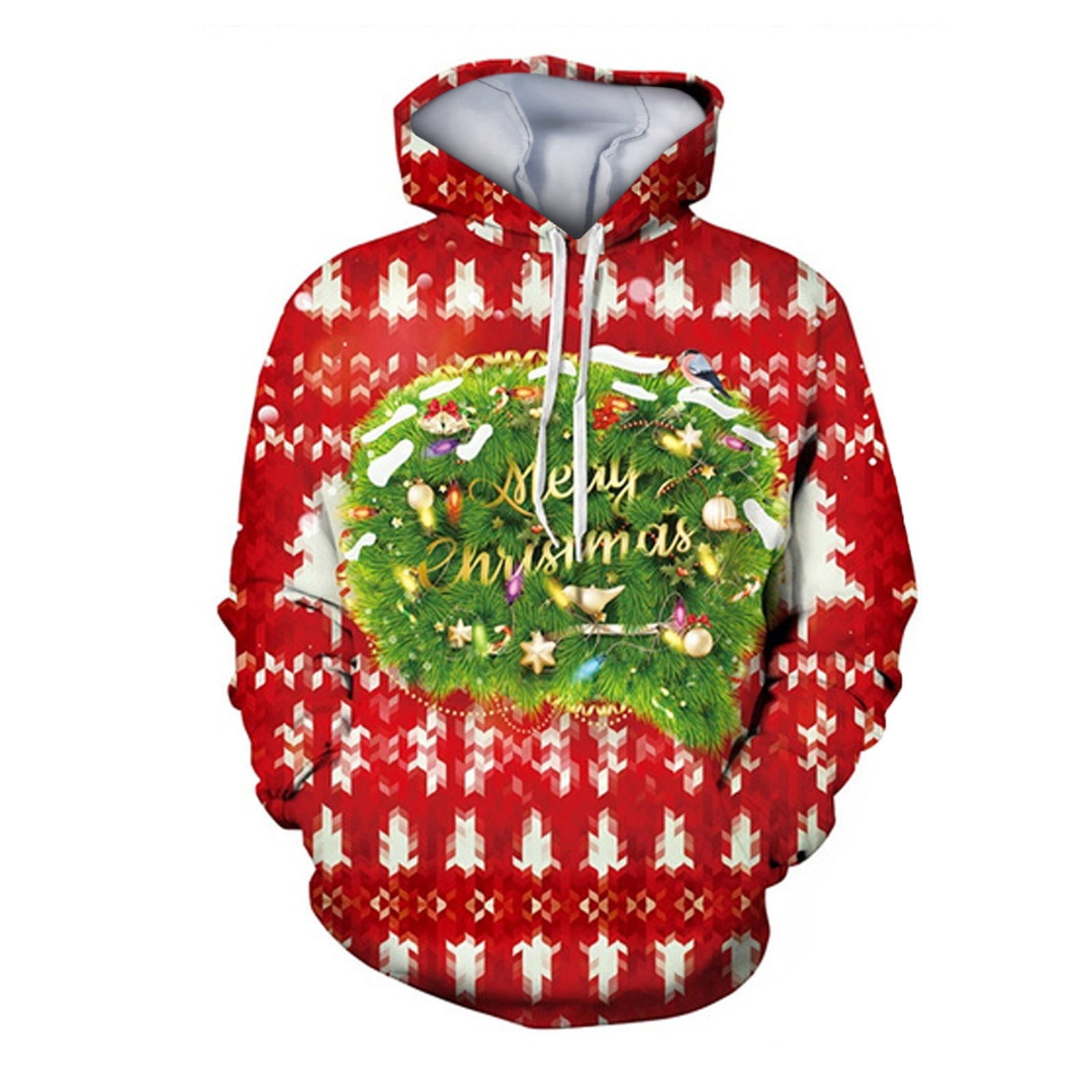 Women Men Christmas Jumpers,Novelty Funny Christmas Hoodie 3D Reindeer  Christmas Sweatshirt Hooded Pullover Sweat Top Tree Santa Elf Xmas Jumper  Christmas Tops Sale Clearance Plus Size S-4XL - Walmart.com