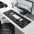 thumbnail image 2 of Long Mouse Pads for Desk,Black Gothic Skull Spider Pattern Desk Mats on Top Of Desks, Desk Mouse Pad Extra Large with 3mm Non-Slip Base and Stitched Edge for Gaming,Office,Work,Home 31.5"x11.8", 2 of 6