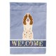 thumbnail image 1 of "Treasures Russian Spaniel Welcome Flag Canvas House, grande, multicolor" Caroline's Treasures BB5612CHF, 1 of 1