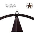 thumbnail image 5 of Urbalabs 17" Metal Barn Star Western Decor Twisted Rope Ring Rustic Wall Decor Texas Lone Star, 5 of 7