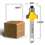 Elaborate 2 Bit Crown Cap Molding Router Bit Set - 1/2