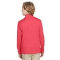 thumbnail image 2 of Youth Zone Sonic Heather Performance Quarter-Zip - SP RED HEATHER - S, 2 of 3