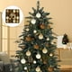 thumbnail image 1 of 44 Pcs Velvet Christmas Balls Flocked Christmas Tree Ornaments Plastic Balls Xmas Decorative Hanging Ornaments Christmas Tree Decoration, 1 of 5