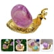 thumbnail image 3 of Figura de caracol de cristal, decoración de escritorio, linda estatua de caracol, figura de animal de cristal para escritorio, 3 of 8
