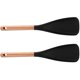 thumbnail image 1 of Injueey 2 pack/lote multifunción para 2 piezas de utensilios cómodos de madera para 2 uds cucharas de silicona para espátula antiadherente Cocina y Comedor, 1 of 5