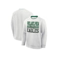 thumbnail image 3 of NFL Philadelphia Eagles Men's Cotton Gray Heather Long Sleeve Crew Fleece Sweatshirt, 3 of 4