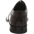thumbnail image 5 of Stacy Adams Mens Dayton Burgundy Shoes Wing Tip  Ostrich Print Shiny 00375-05, 5 of 5