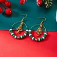 thumbnail image 5 of PISONIC Christmas Earrings for Women, Holiday Xmas Dangle Earrings Bow Tree Bells Snowflake Studs Earrings Set for Christmas Jewelry Gifts, 5 of 9