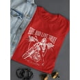 thumbnail image 3 of Ride And Live Today Art Shaped T-Shirt Women -Image by Shutterstock, Female 3X-Large, 3 of 4
