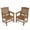 2*Chairs(SL), variant on Innovaze 70.9" Outdoor Dining Table, HIPS All-Weather Patio Table with 1.7" Umbrella Hole & Aluminum Frame, Rectangular Poly Lumber Dining Table, Teak Tone