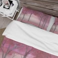thumbnail image 4 of Designart 'Pink Forest' Cottage Duvet Cover Set, 4 of 4