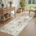 thumbnail image 5 of UERMEI 2'x10' Runner Rugs Non Slip, Washable Indoor Rug for Hallway Kitchen Entryway Doormats, Modern Abstract Bedroom Home Decor Carpets,Brown, 5 of 7