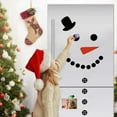 thumbnail image 4 of Christmas Snowman Refrigerator Sticker Set Cute Snowman Fridge Stickers Decoration for Fridge Wall Door Party Supplies Home Decoration, 4 of 6