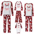 thumbnail image 2 of Pjs Matching Parent-child Warm Christmas Set Printed Home Wear Pajamas Two-piece Set Christmas Pjs on Clearance, 2 of 7