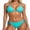 Aqv, variant on Women's Halter String Grandient Bikini Sets Two Piece Triangle Swimsuits High Cut Bathing Suits