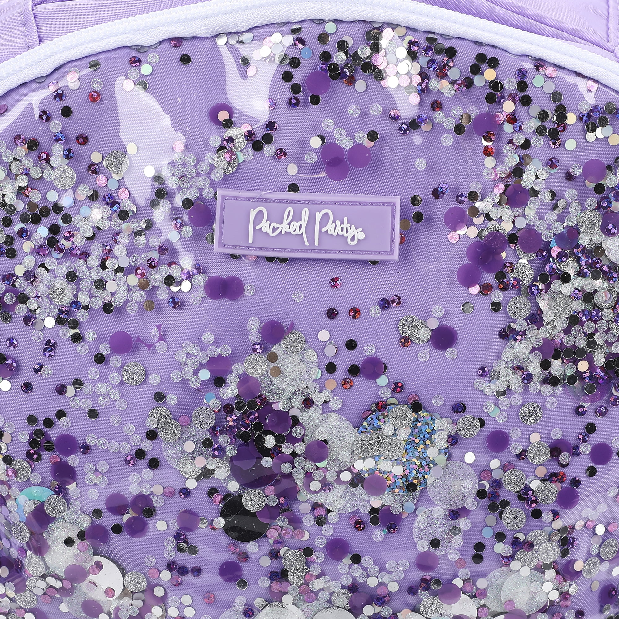 Packed Party Girls Confetti Backpack & Lunch Box Set, Purple