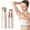 beige, variant on Facial Hair Removal Device for Women - Travel Size Lady Trimmer, Lipstick Style USB Rechargeable, Gentle Facial Hair Remover, Portable Peach Fuzz & Upper Lip Tool, for Legs, Arms, Chin, Cheeks
