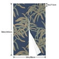 thumbnail image 3 of Doorway Drape Split Curtains, Tropical Leaf Room Divider Privacy Door Curtains, 34" x 56", 3 of 7