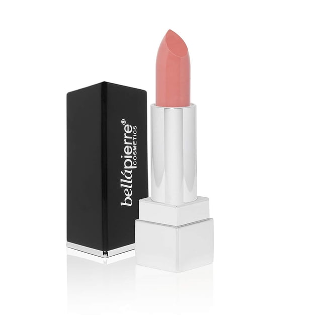 lápiz labial mineral bellapierre con formulación natural no tóxica | Libre de crueldad y parabenos | Color nutritivo de larga duración y protección solar - Velvet Rose