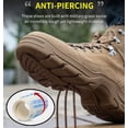 thumbnail image 4 of AUXDIQ Safety Trainers Men Women Steel Toe Cap Trainers Lightweight Work Shoes Comfy Industrial Sneakers Construction Work Boots, 4 of 6