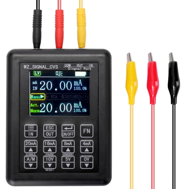 Simulador analógico de alto voltaje ajustable de corriente precisa 0-10V 4-20mA Generador de señal F MABOTO Generador de señales