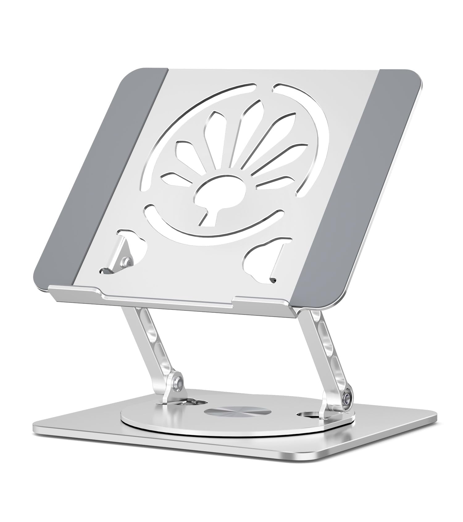 Adjustable Laptop Stand For Desk-360° Rotating Foldable Holder Riser Macbook Pro/air Notebook Up To 16.3"